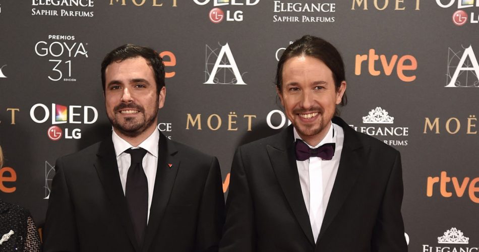 Pablo Iglesias y Alberto Garzón